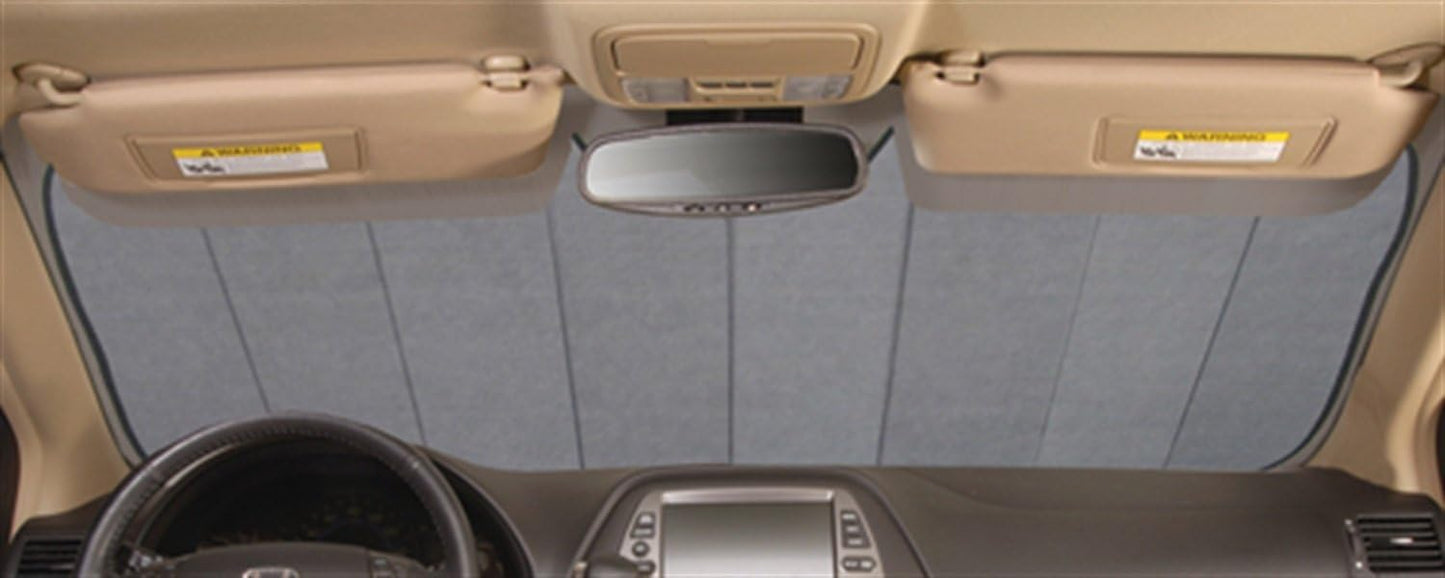 Intro-Tech VW-45 Custom Fit Windshield Sunshade for Select Volkswagen Routan Models, Silver