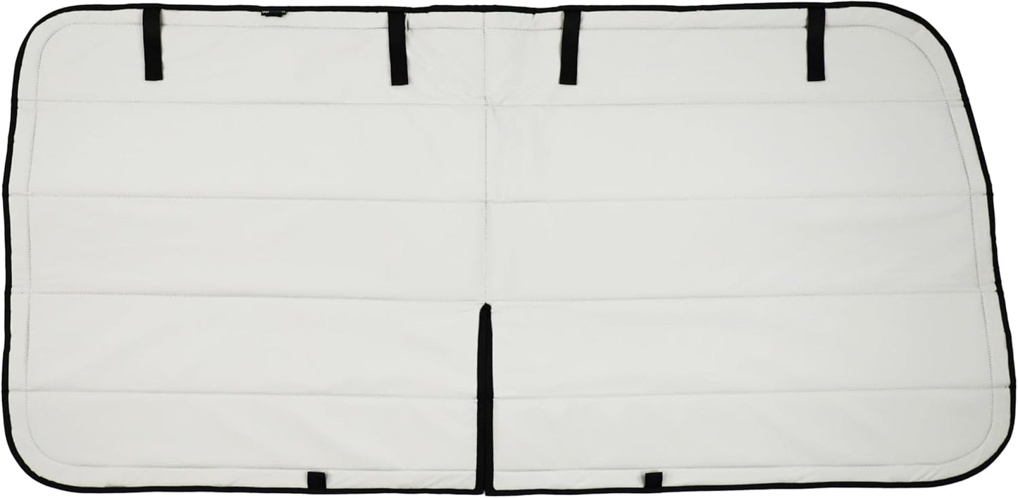 VanEssential New MERC 2019-Current Sprinter Van Insulated Blackout Front Door Covers (Pair) - Cool Gray