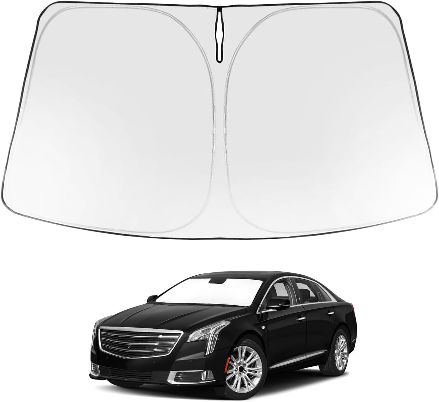 Proadsy Front Windshield and Side Windows Custom Fit 2018-2025 Freightliner Cascadia, Semi-Truck Semi, Commercial & Big Rig Truck Sun Shade Foldable Sun Protector Privacy Cover 2025 Upgrade