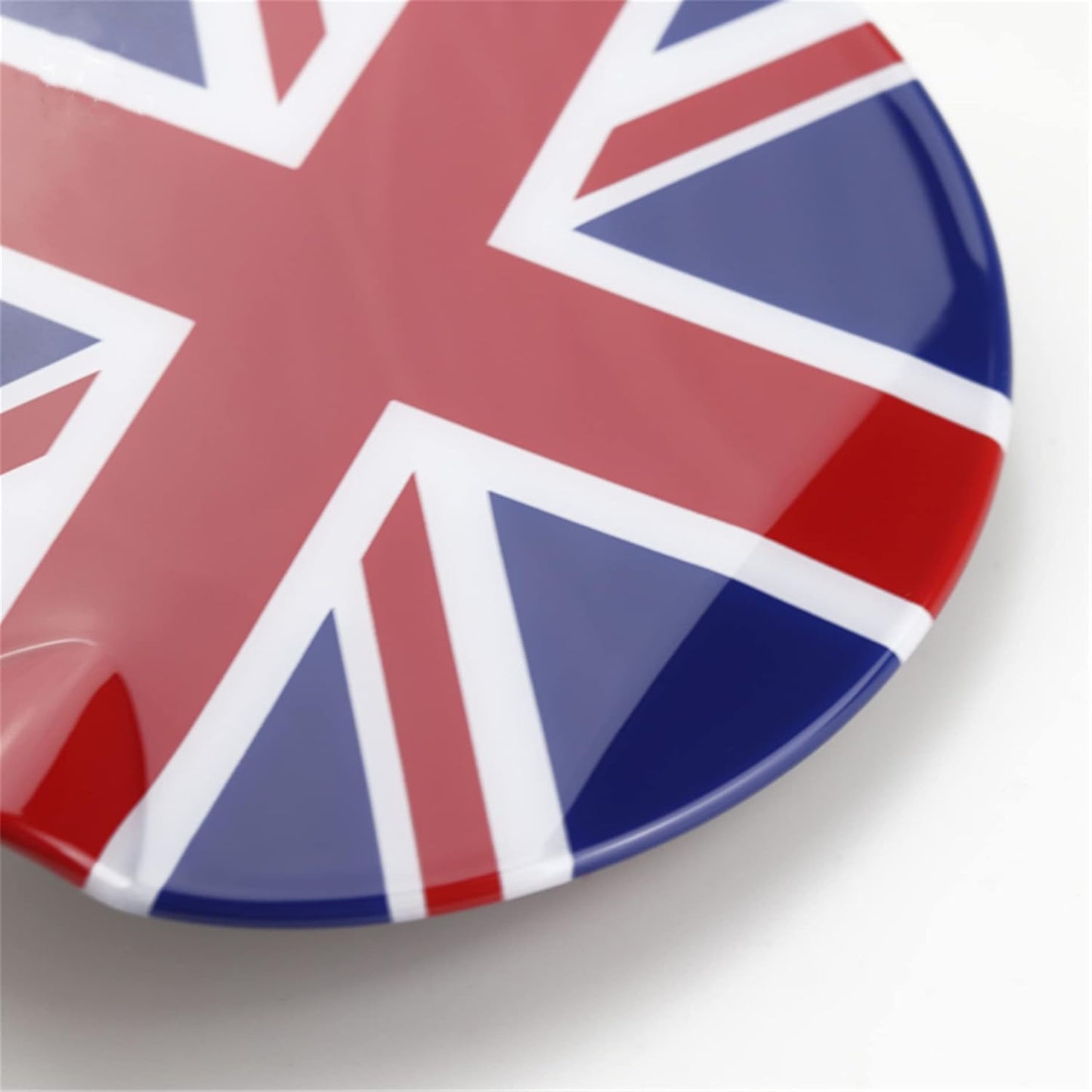 Union Jack UK Flag R ABS Cover Cap Case Compatible with Mini Cooper F57 Covertible 2016-2021 (Decoration Fuel Tank Door 1.0T)