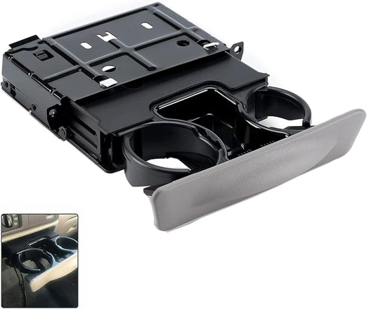 SAVYSPEDY Dash Dashboard Cup Holder Console Gray,YC3Z-2513560-CAD fits for Ford F250 F350 F450 F550 Super Duty Excursion 2000 2001 2002 2003 2004 Replaces YC3Z2513560CAD