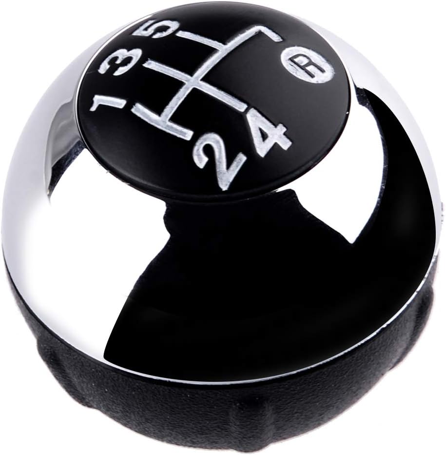 beler 5-Speed Gear Knob Manual Knob Head Ball Fit for Fiat 500 2012-2018# 55344048