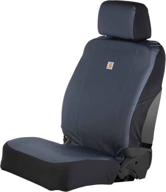 Carhartt Gear C0001399 Universal Fitted Nylon Duck Bucket Seat Cover - One Size Fits All - Bluestone