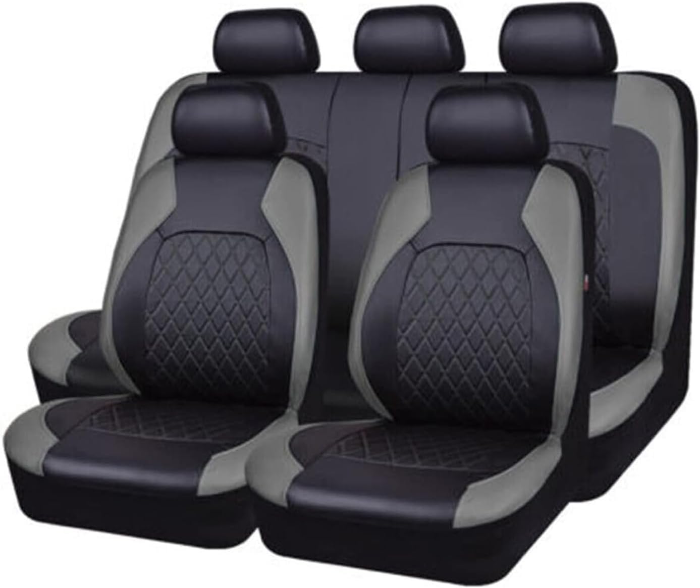 Leather Car Seat Covers Full Set for Nissan Qashqai J12 J11 J10 J11 J12 +2 2006-2025, Set Automotive Seat Protector Waterproof Nonslip Cushion Car Seat Cover,D
