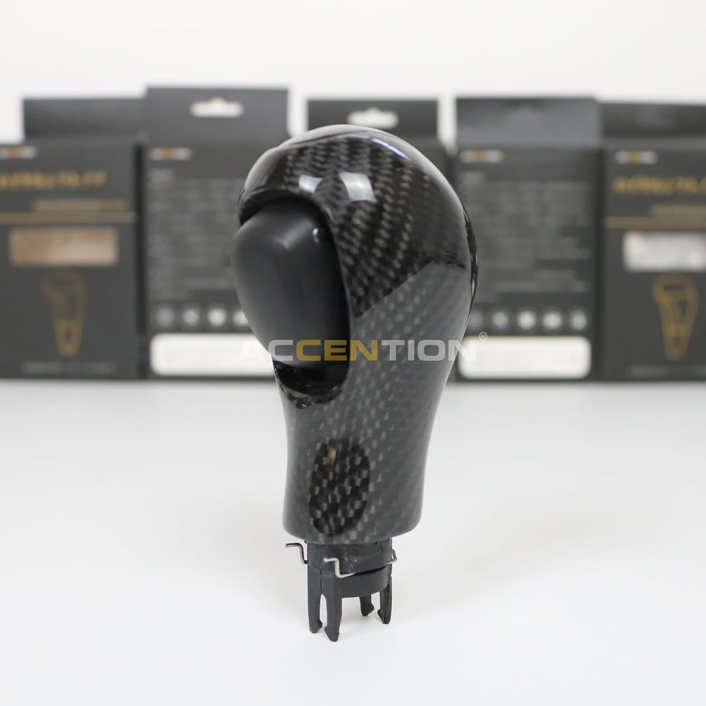 ACCENTION Real Carbon Fiber Gear Shift Knob for Nissan Infiniti G25 G37 FX37 EX37 QX70 Q60 QX50