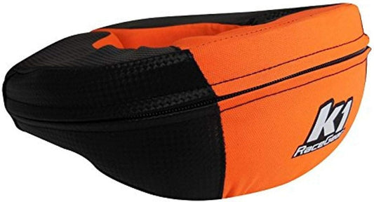 K1 Race Gear Neck Protector Brace (Carbon/Orange, Junior)