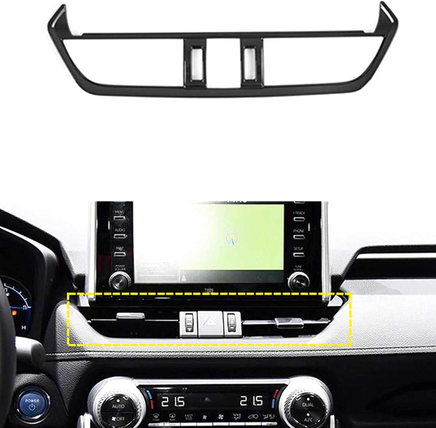 for RAV4 RAV 4 2019 2020 2021 2022 2023 2024 Car Door Lift Armrest Strip Side Door Handle Handles Cover Trim Interior Accessories Carbon Grain