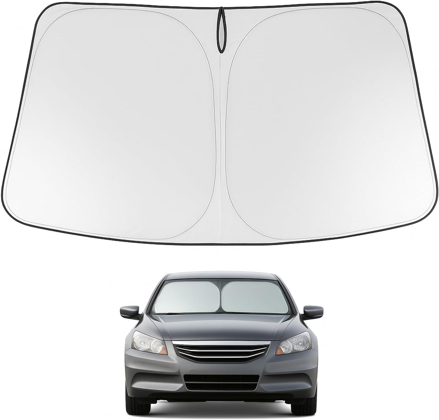 Proadsy Front Windshield and Side Windows Custom Fit 2018-2025 Freightliner Cascadia, Semi-Truck Semi, Commercial & Big Rig Truck Sun Shade Foldable Sun Protector Privacy Cover 2025 Upgrade