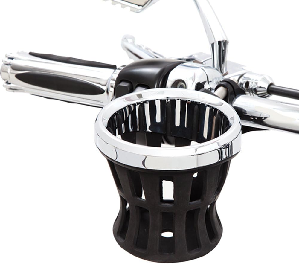 Ciro 50414 Drink Holder (Chrome Mount for Harley-Davidson Models)