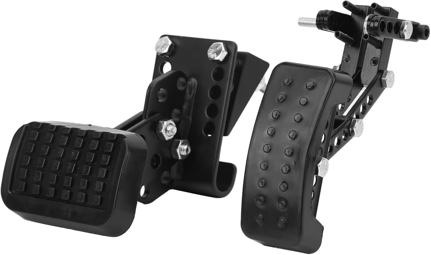 Gas and brake pedal extensions, Fydun universal anti-slip accelerator pedal extensions, adjustable length and angle for most cars