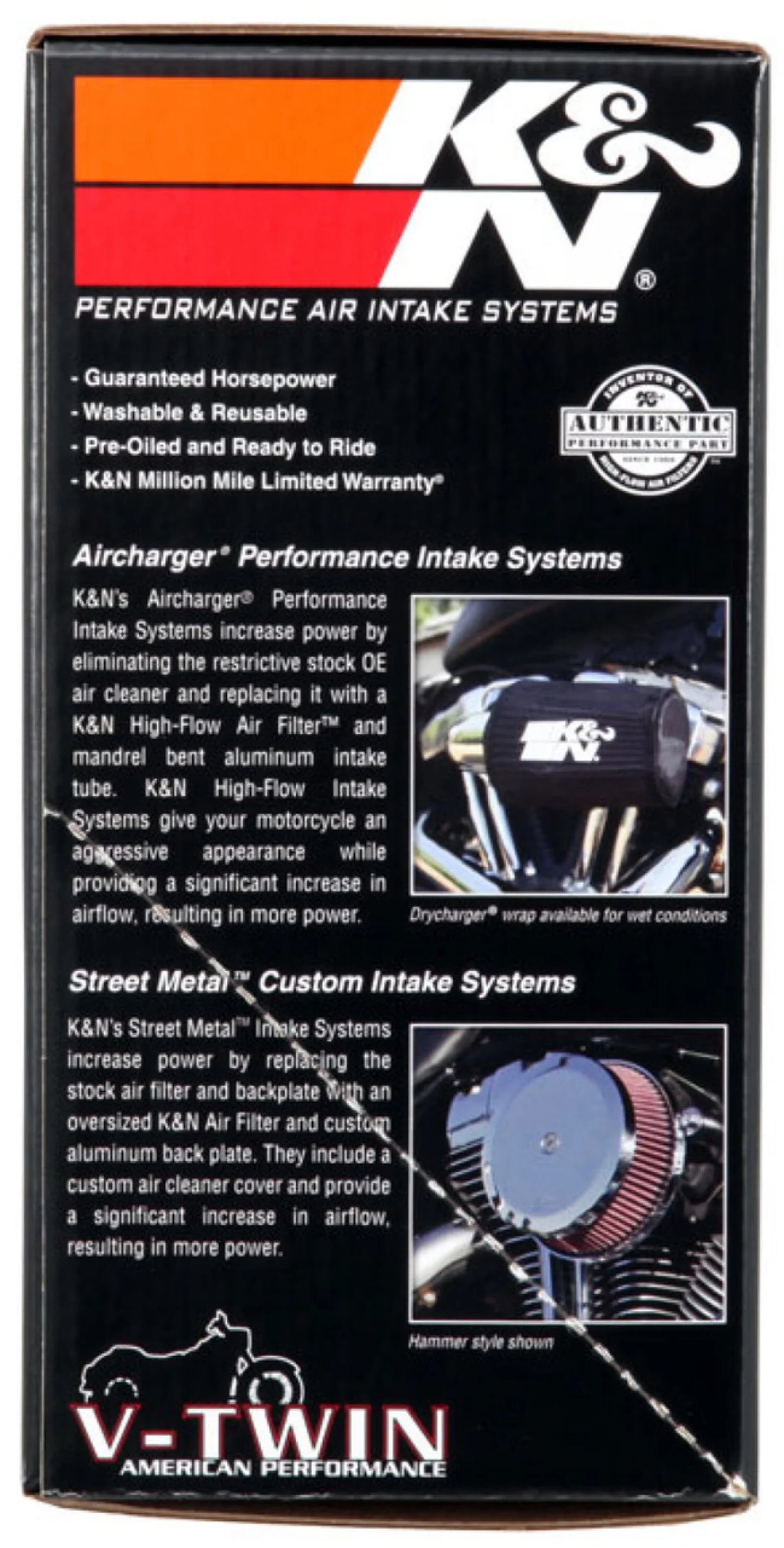 K&N Intake System-Harley Davidson # RK-3946B