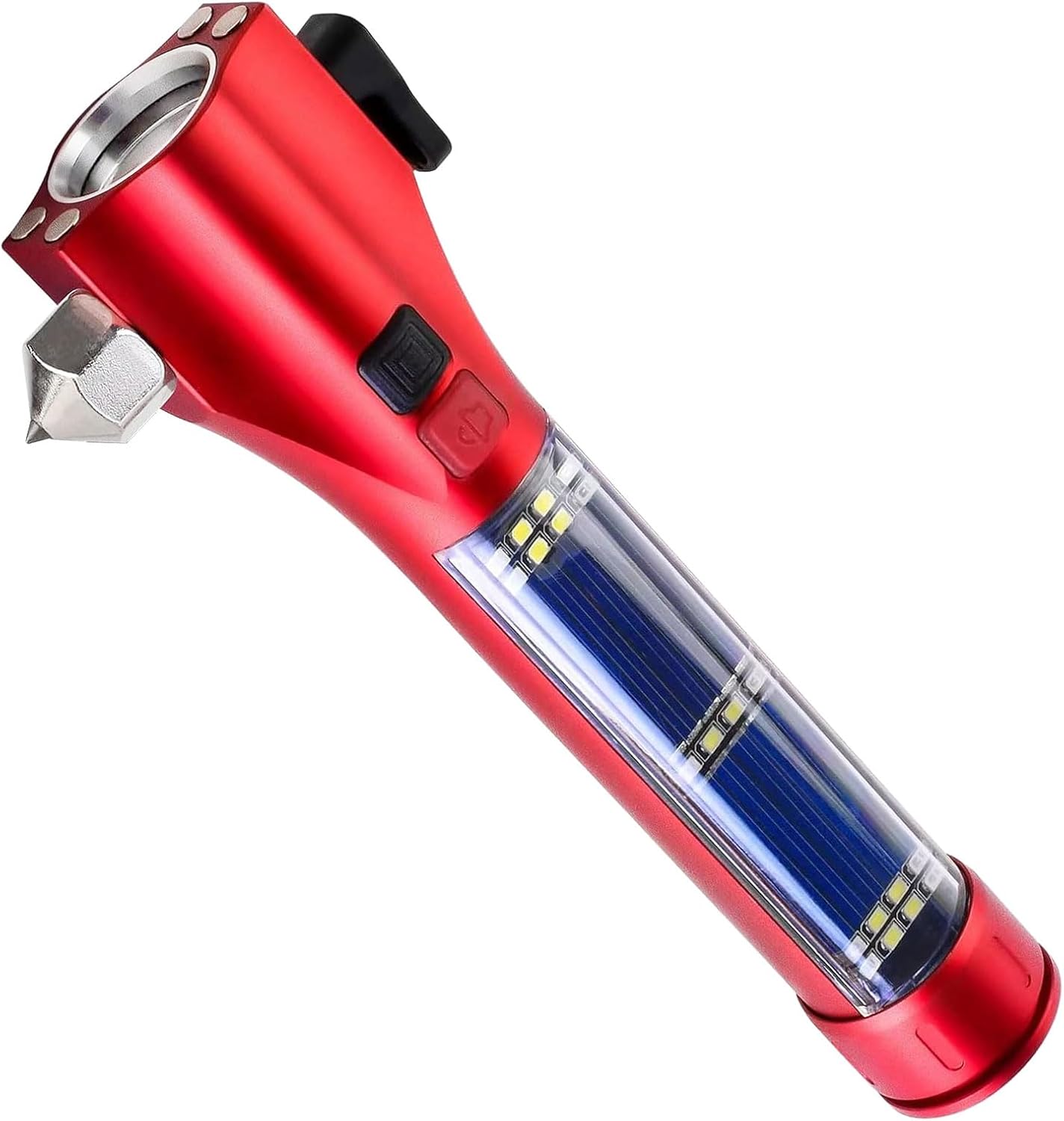 MOTORBUDDY 2-Pack Car Safety Hammer, 3-in-1 Auto Emergency Escape Hammer with Window Breaker and Seat Belt Cutter, Striking Red Emergency Escape Tool for Car Accidents