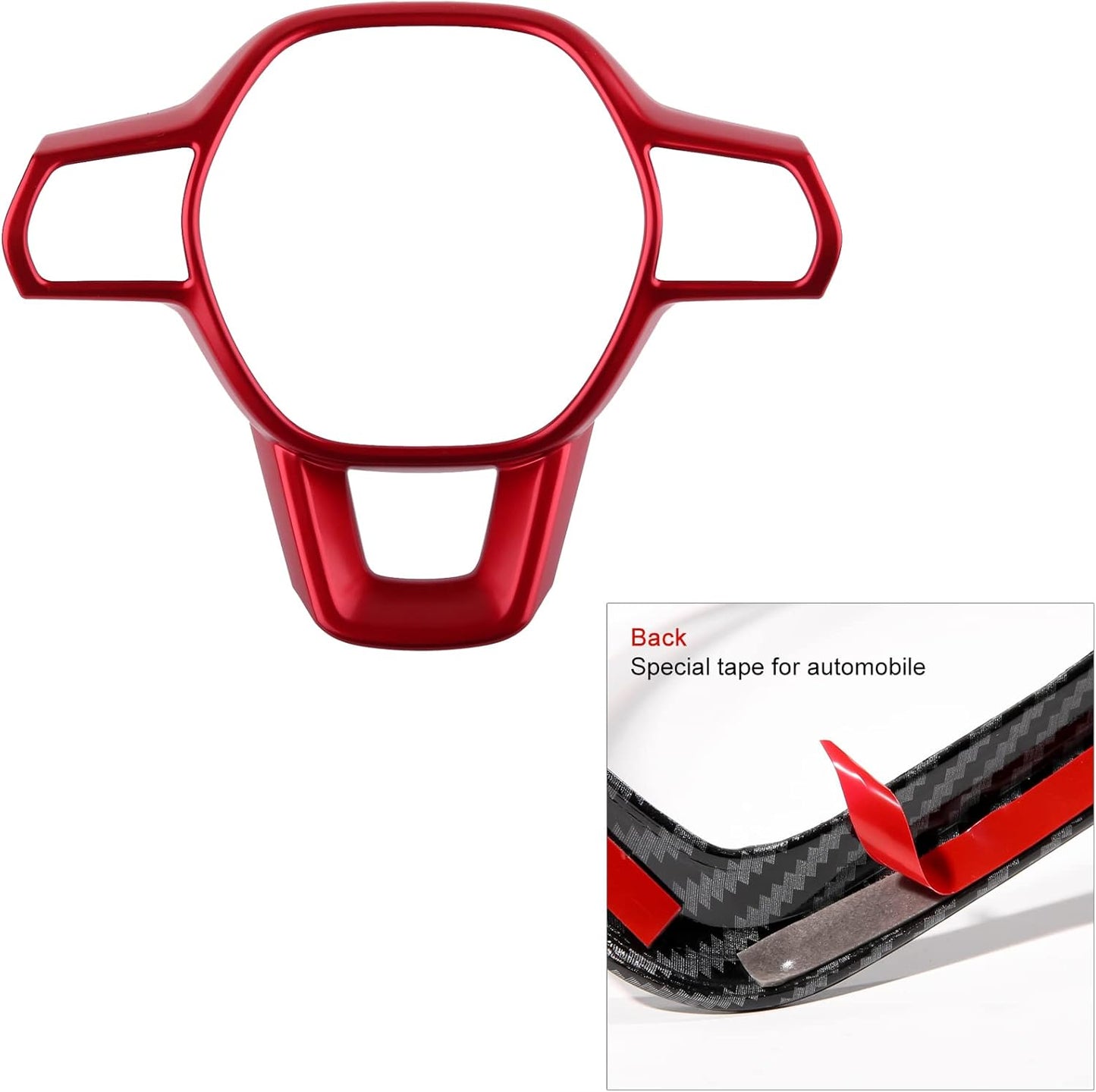 CKE Compatible with Honda Civic 2025 2024 2023 2022 for Accord CRV HRV 2025 2024 2023 Accessories Car Center Console Cover Dashboard Cover Trim Frame -Red