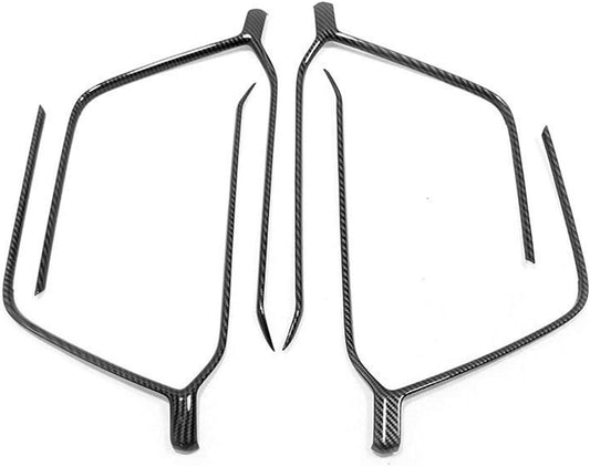 for RAV4 RAV 4 2019 2020 2021 2022 2023 2024 Car Door Lift Armrest Strip Side Door Handle Handles Cover Trim Interior Accessories Carbon Grain