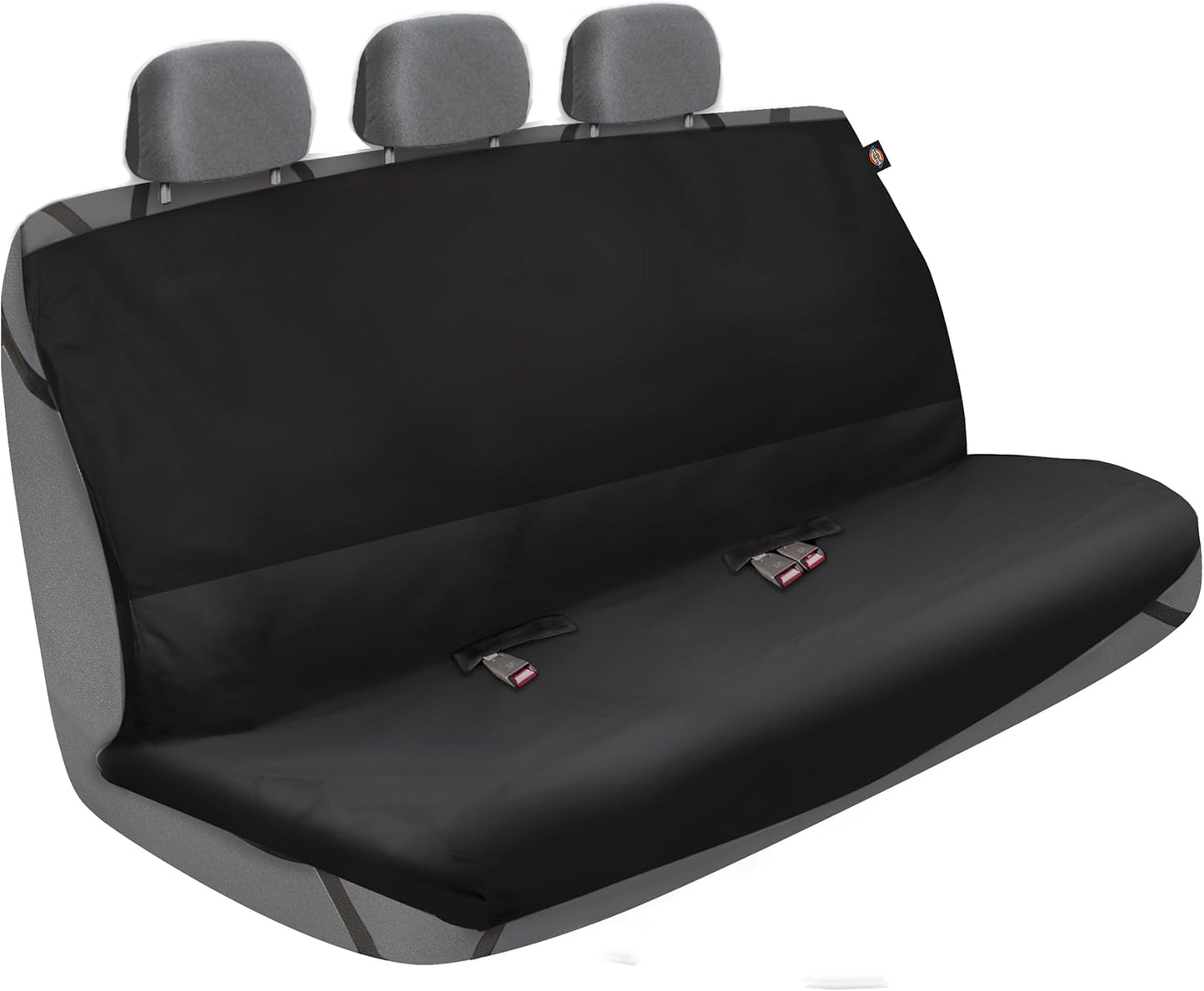 DICKIES Puncture-Resistant Rear Seat Protector, Universal Fit Seat Cover for Cars, Trucks, SUVs — Black