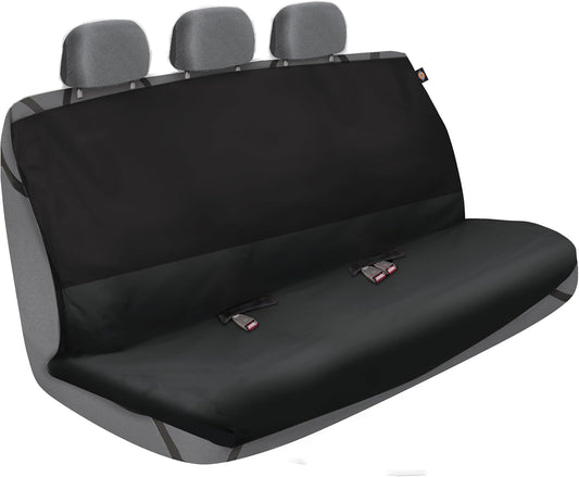 DICKIES Puncture-Resistant Rear Seat Protector, Universal Fit Seat Cover for Cars, Trucks, SUVs — Black