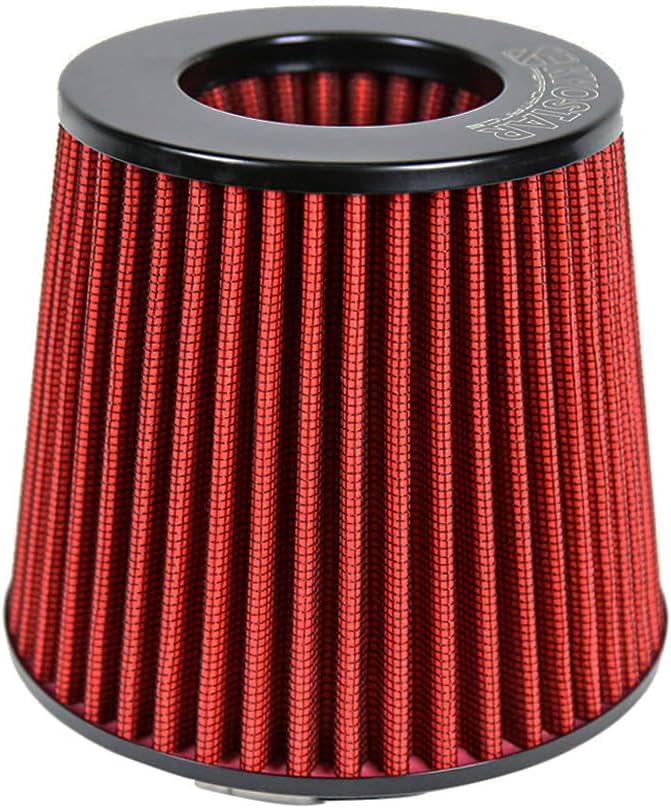 Kyostar 6 Inch (152mm) Neck High Flow Inlet Cold Air Intake Cone Replacement Dry Air Filter Black