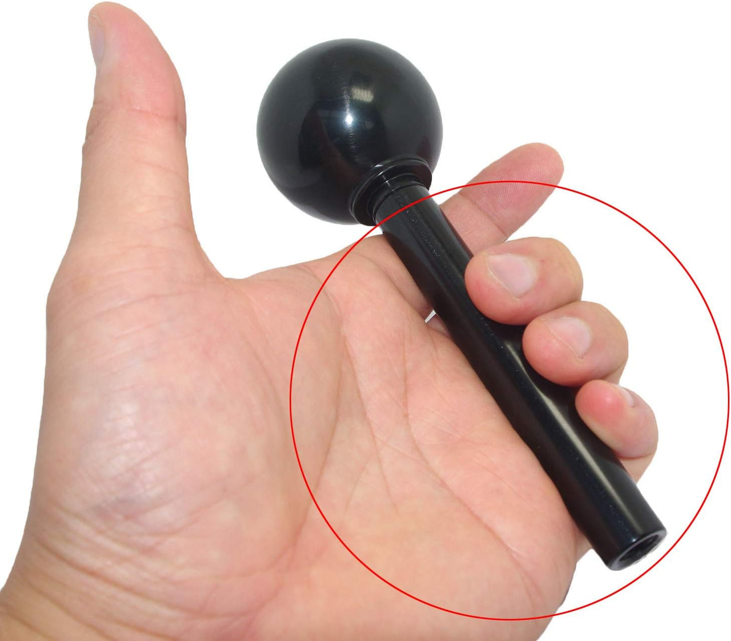 Pursuestar 4 Inch Black Aluminum Shift Knob Extender Extension for 5 6 Speed Manual Gear Shifter Lever 12X1.25
