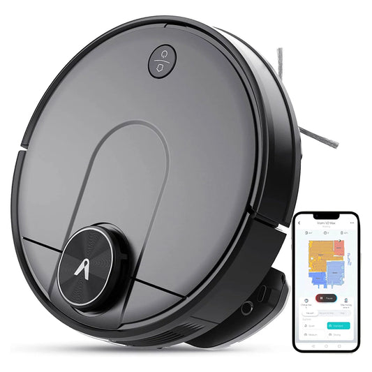 Viomi Smart Robot Vacuum V2 Max Duster Vacuum & Mop for Multi Floors, Black