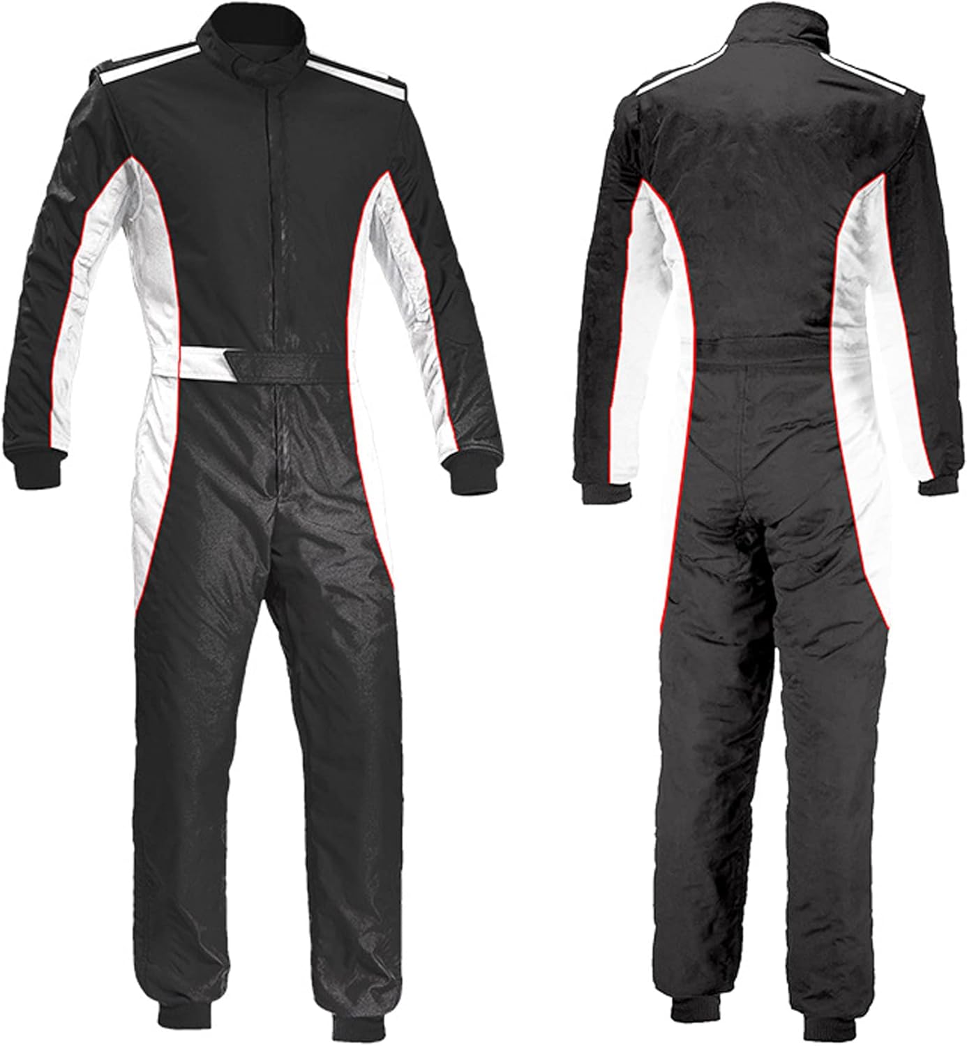 Legou Kart Racing Suit One Piece Track Racing Suit Karting Suit Black L
