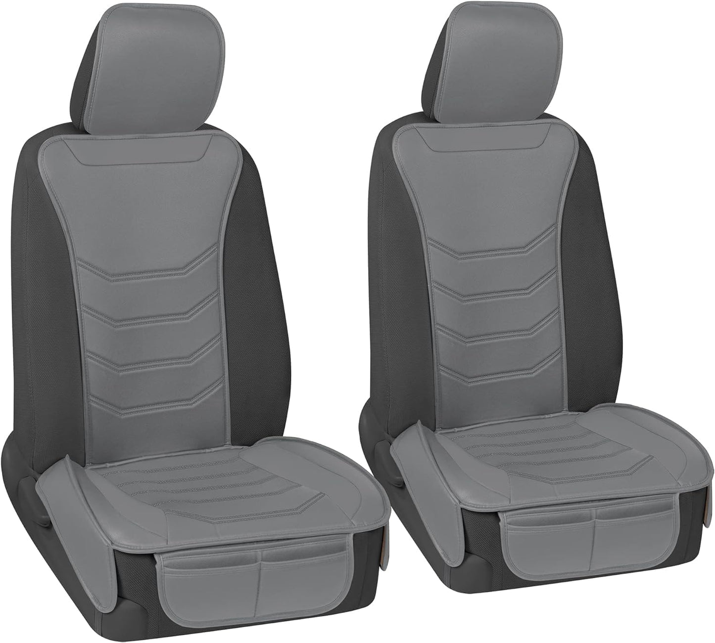 BDK Auto MTSC-9210-BG: Slim-Fit Pu Leather Seat Cushion/Beige