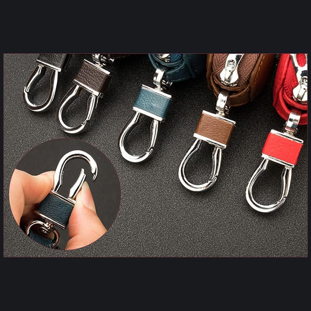 1 Pieces Car Keychain for Bentley Continental Flying Spur Bentayga Turbo Bacalar Arnage Leather Key Ring with Emblem Car Styling Decorative Accessories,Blue