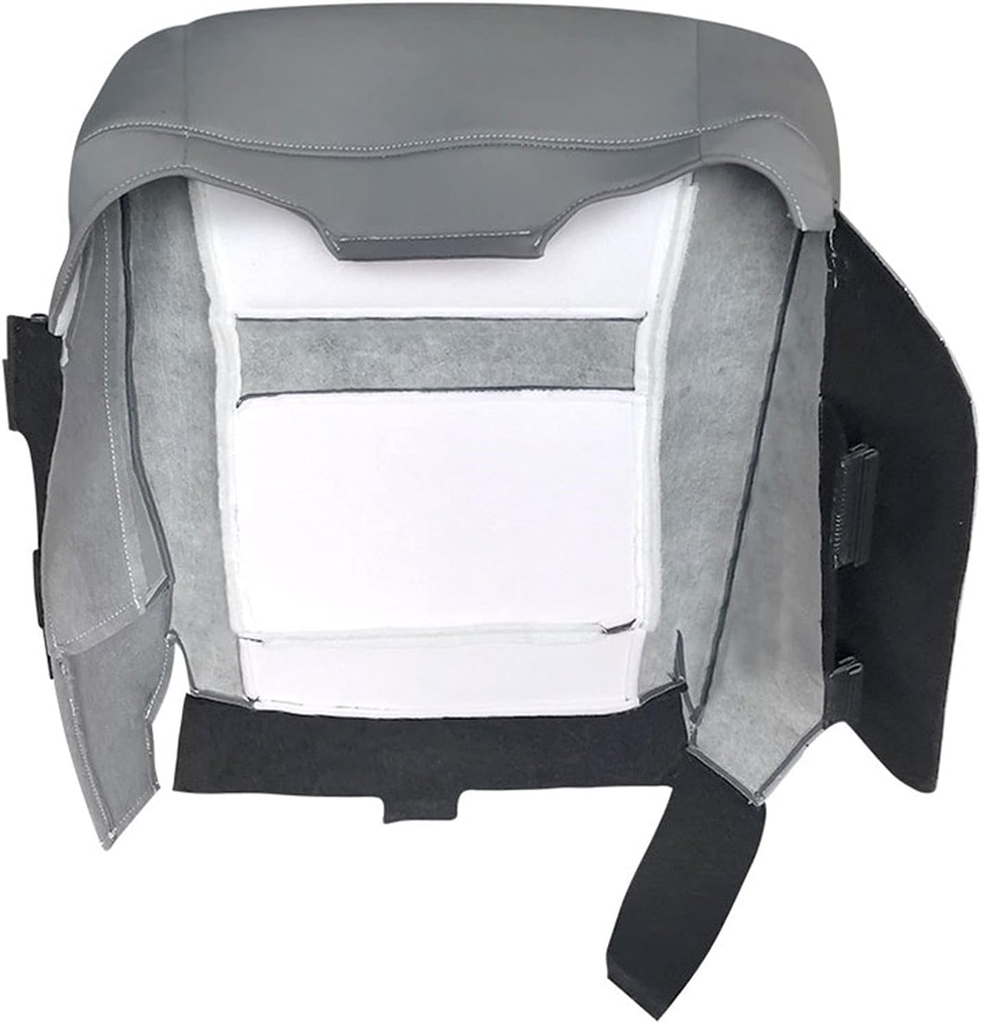 Gray Driver Side Bottom Cloth Seat Cover Replace for 2006-2008 Dodge Ram SLT 1500 and 2006-2009 SLT 2500 3500 (06-09)