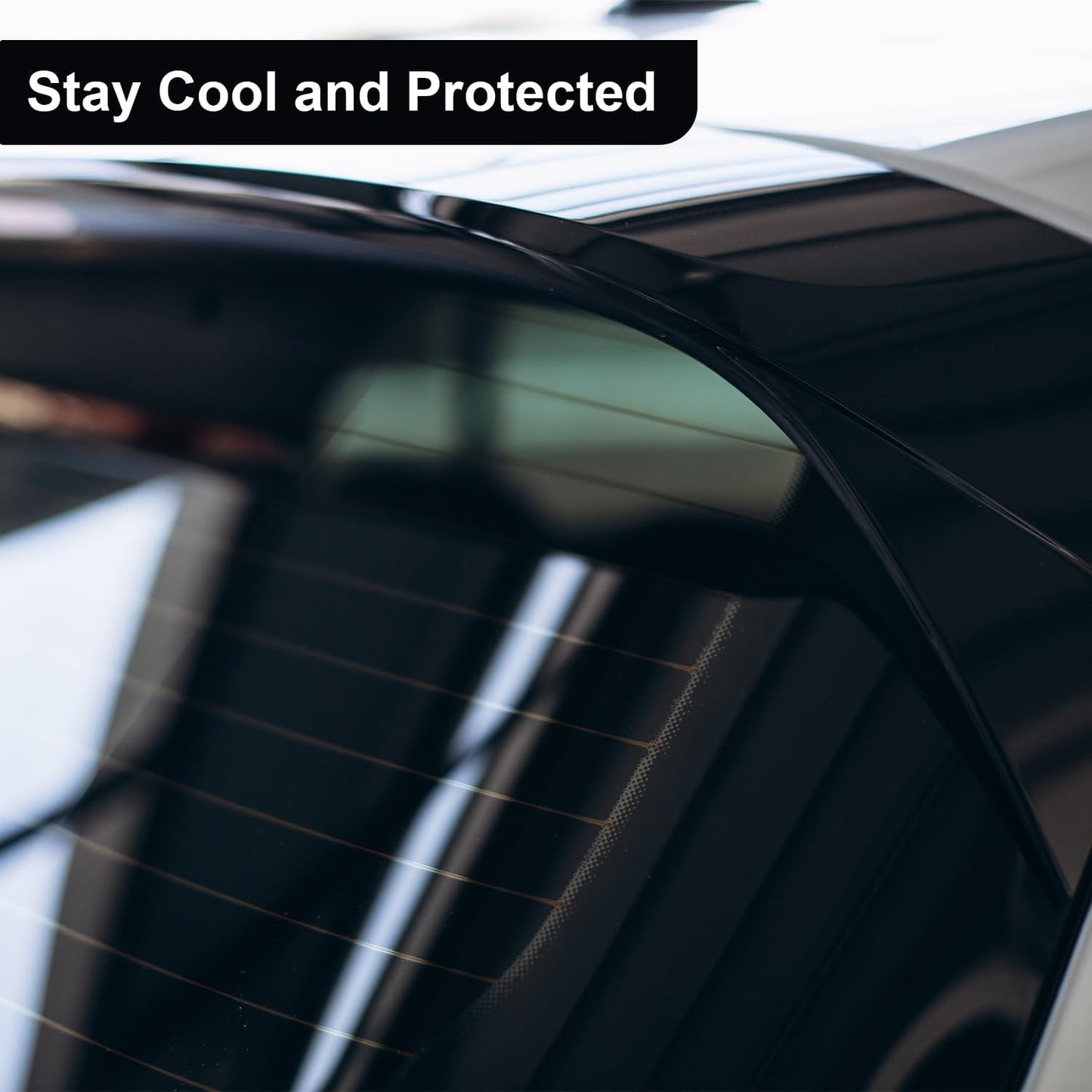 LuxeShade Auto Window Tint Film Roll - 5% VLT Privacy, UV Protection, Scratch & Heat Resistant - Blackout Shade for Car Windows - Nano Carbon Formula - Automotive Baby Protection - 24" x100' Roll