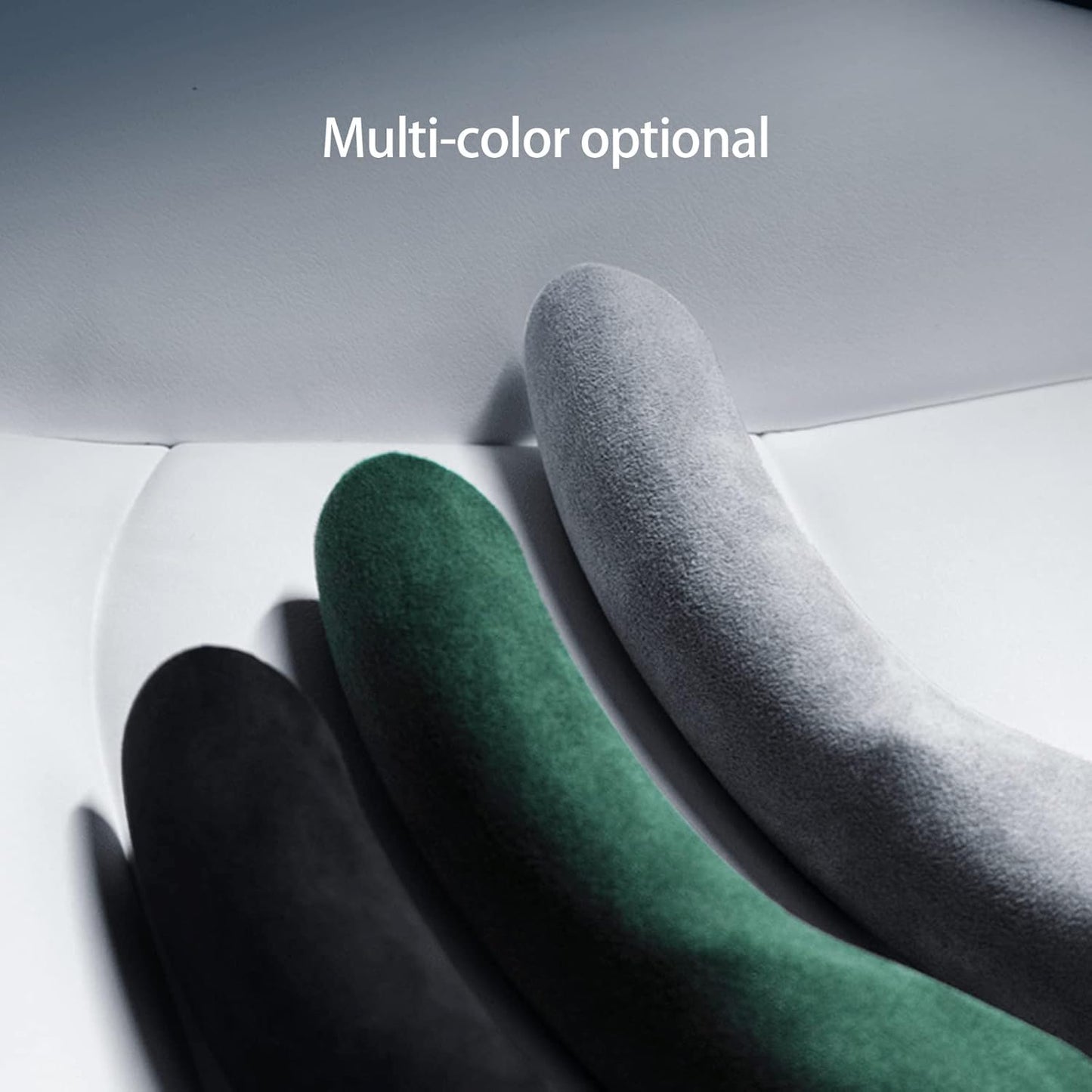 Alfanxi Car Accessories Alcantara Material Steering Wheel Cover&Door Panel&Key Covers&Holders Compatible with Tesla Model 3/Y/S (A3:Segmented Steering Wheel Cover)