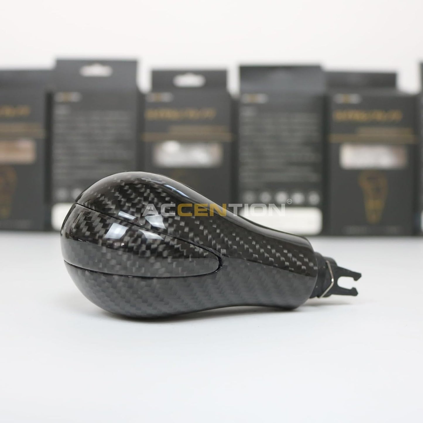 ACCENTION Real Carbon Fiber Gear Shift Knob for Nissan Infiniti G25 G37 FX37 EX37 QX70 Q60 QX50