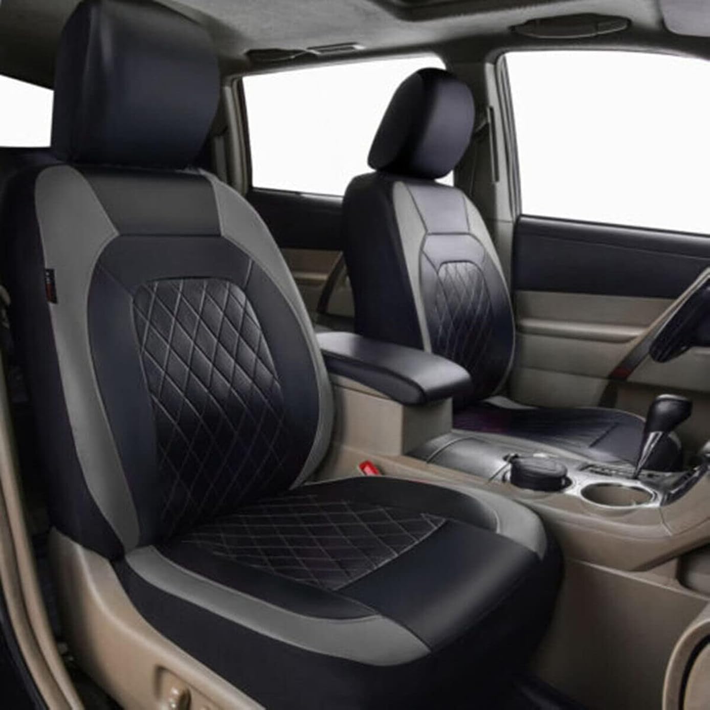 Leather Car Seat Covers Full Set for Nissan Qashqai J12 J11 J10 J11 J12 +2 2006-2025, Set Automotive Seat Protector Waterproof Nonslip Cushion Car Seat Cover,D
