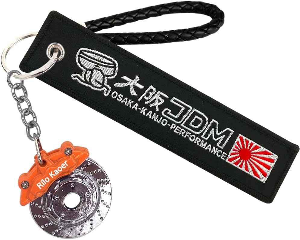 JDM Turbo Keychain JDM Tag Metal Keychain JDM Wheel Rims