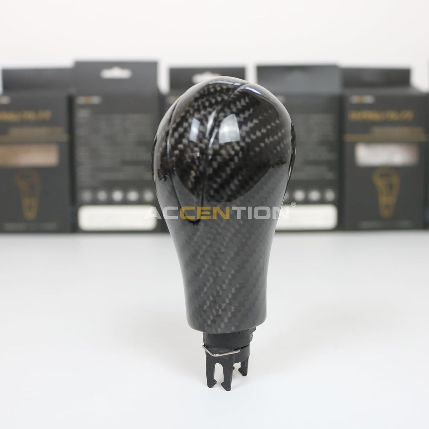 ACCENTION Real Carbon Fiber Gear Shift Knob for Nissan Infiniti G25 G37 FX37 EX37 QX70 Q60 QX50