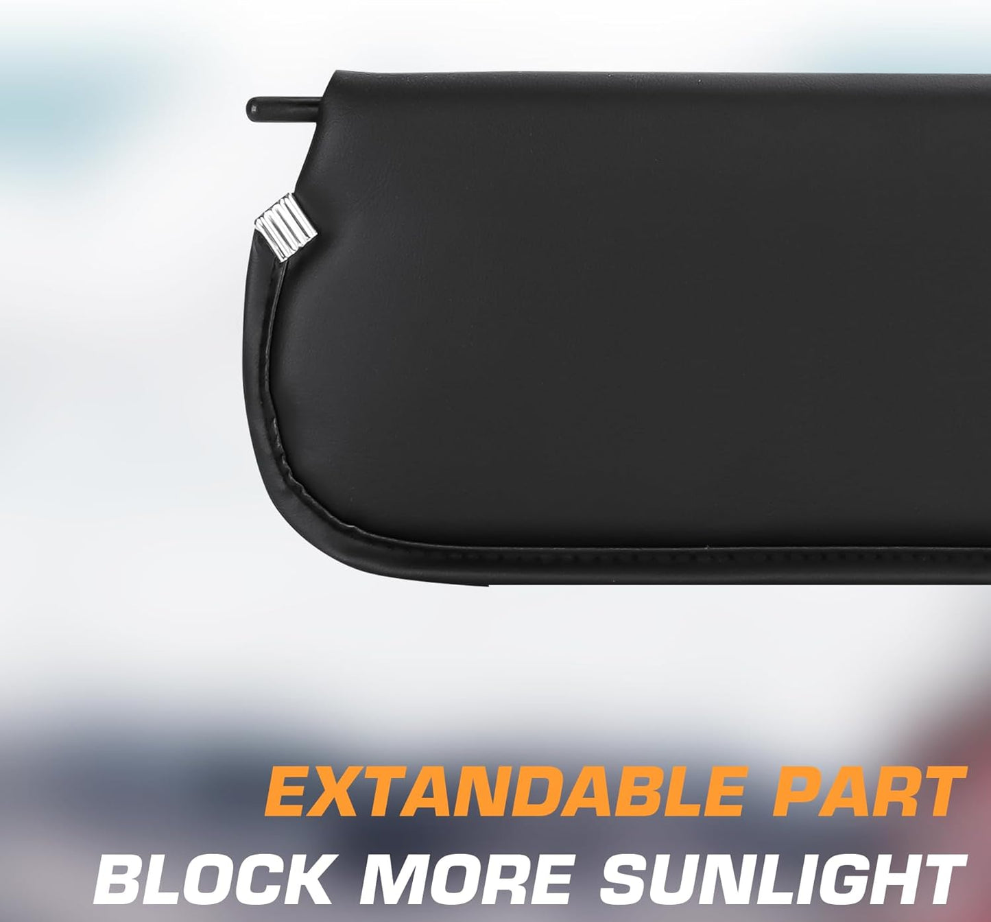 TadaMark Right Passenger Side Black Sun Visor for Jeep Wrangler TJ 1997 1998 1999 2000 2001 2002 Sunvisor Replacement