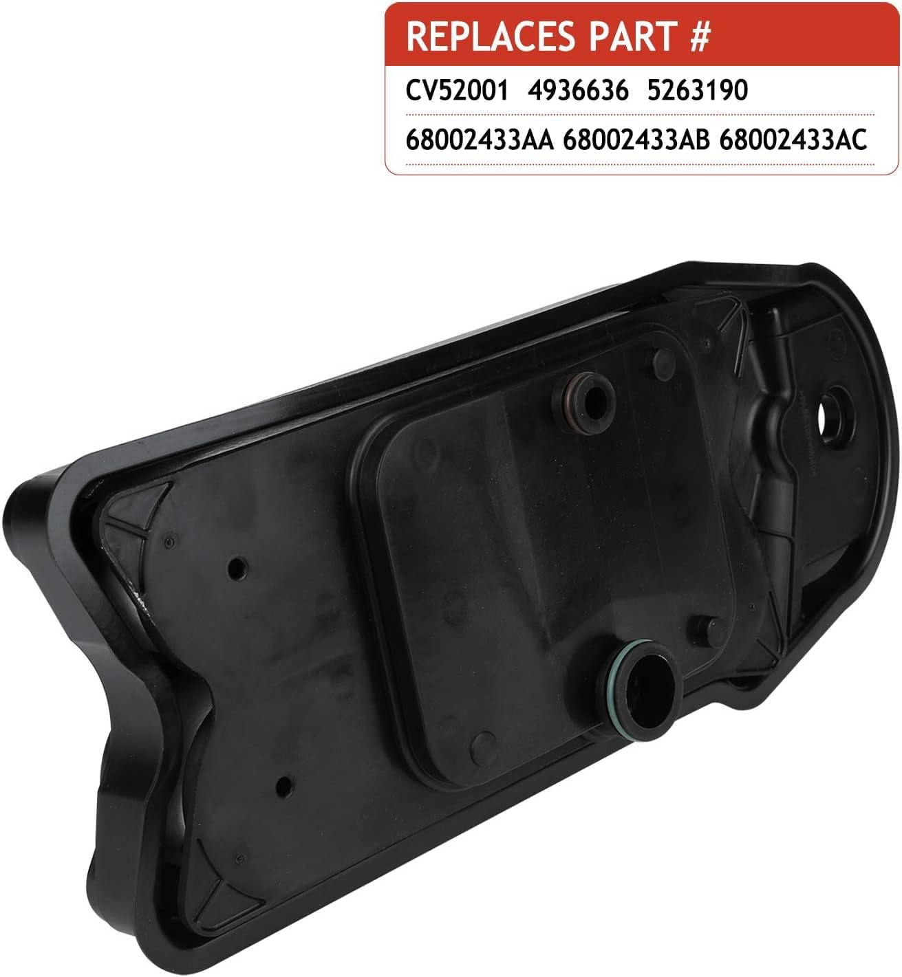 6.7 Cummins Crankcase Ventilation Filter Replaces# CV52001 68002433AB, 4936636, 904-418 Fits for 2008-2021 Dodge Ram 2500 3500 4500 5500 6.7L ISB Diesel Engines Crankcase Breather Element CCV Filter