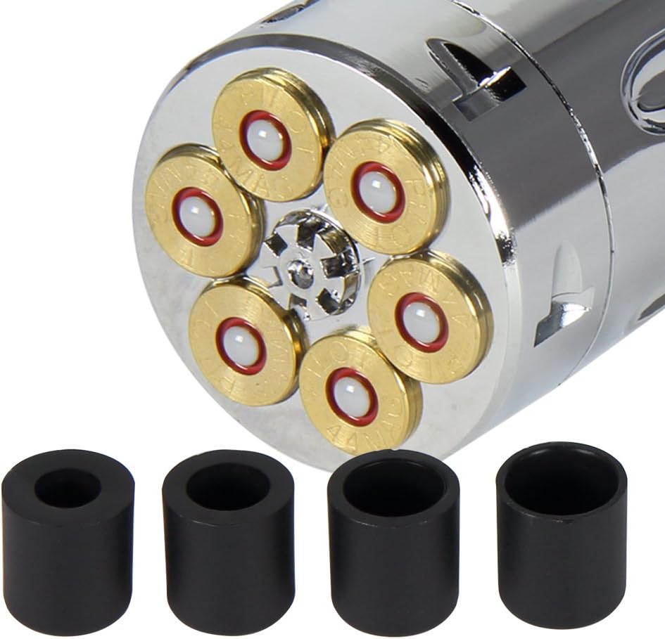 Pilot Motorsports PM-2104 Shift Knob for Manual/Automatic Transmission, Six Shooter