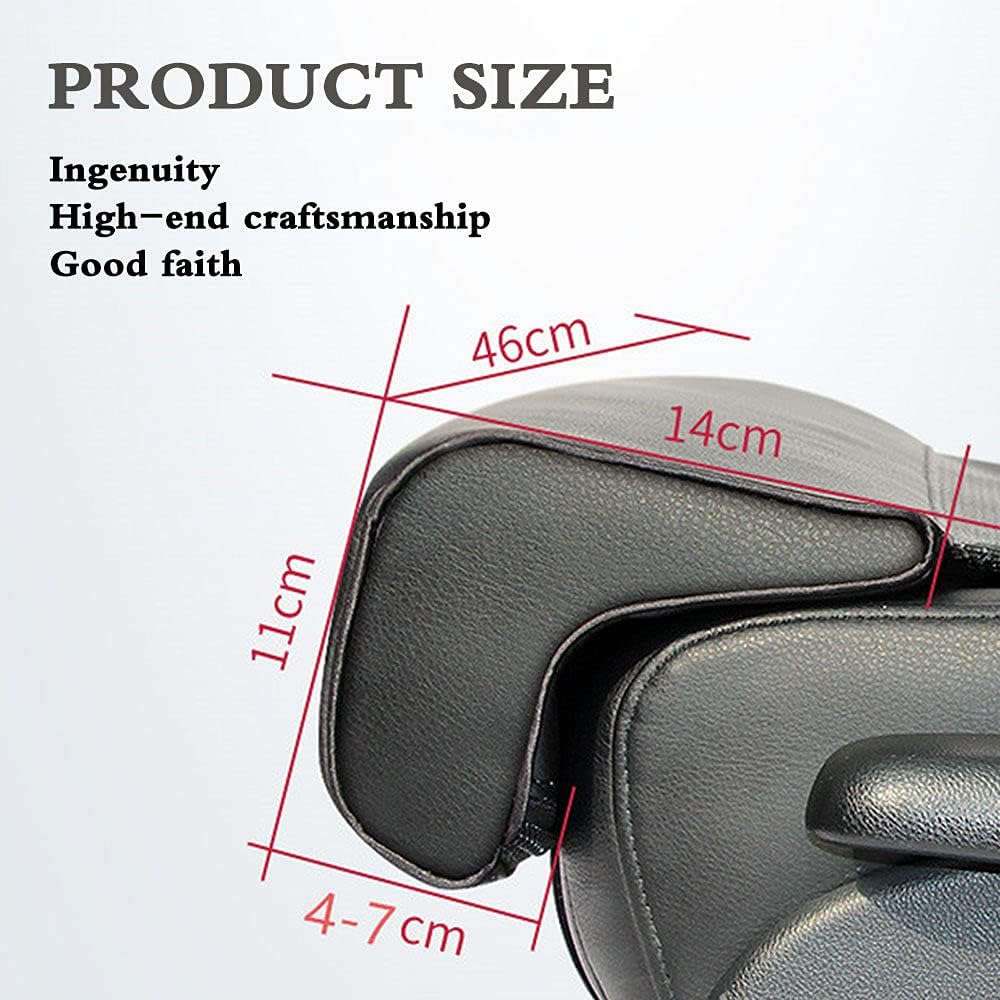 Extended Seat Cushion Comfortable Leg Support Leather Knee Pads Long-Distance Driving Car Bus Train Office Home Leg Cushion Automatic Seat Extension,Beige