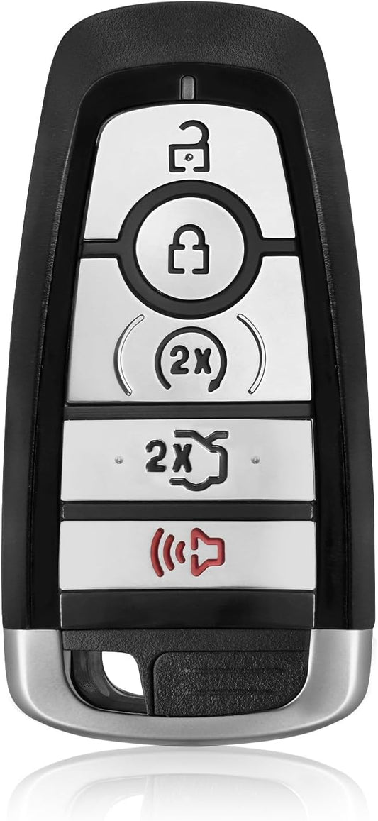 Keylessbest Key Fob Remote Replacement for 2018 2019 2020 Ford Fusion Edge Mustang Cobra Explorer 5 Buttons 902MHz M3N-A2C93142600,Black