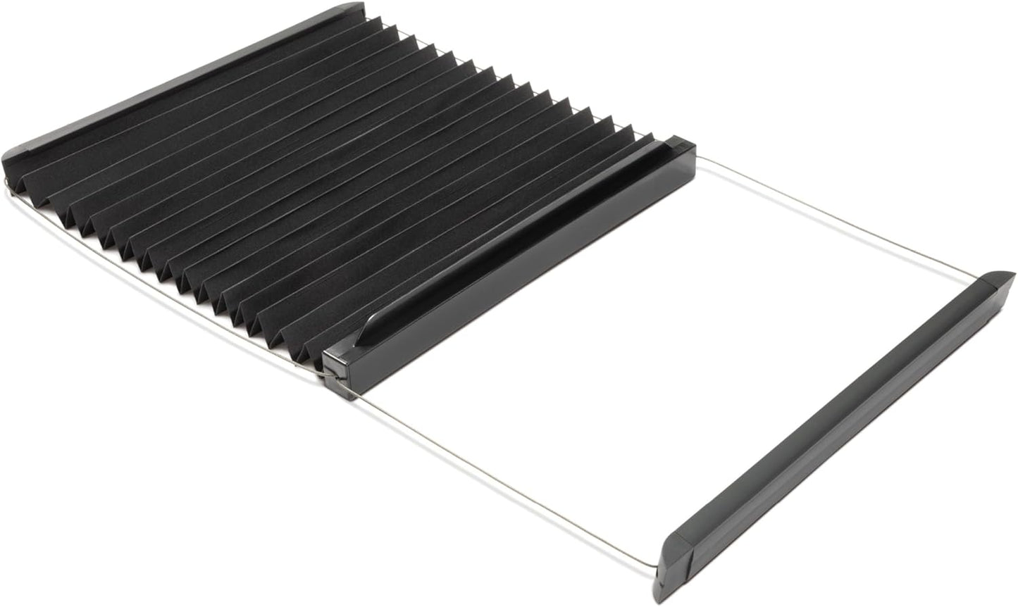 Lippert Components 786037 Thin Shade Ready RV Window Shade for Prepped LCI Entry Doors, black