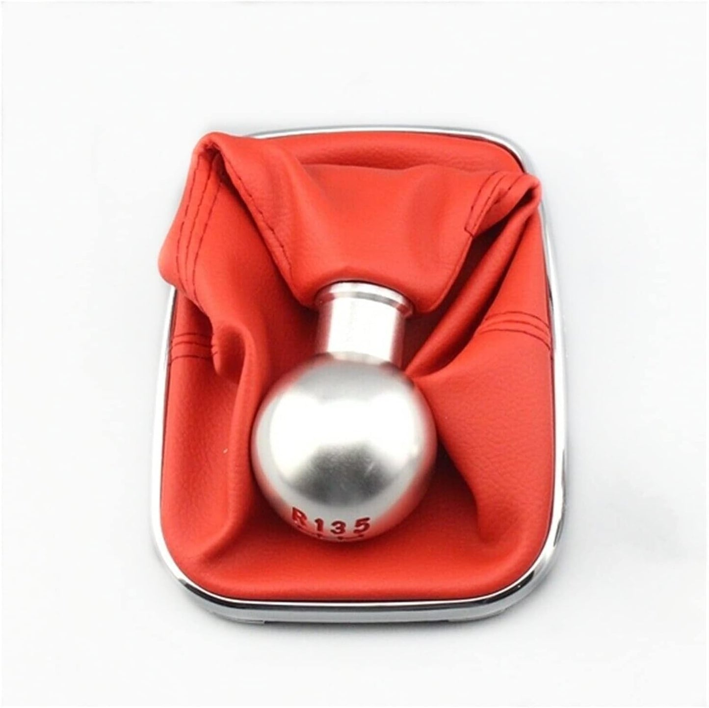 5 Speed Aluminum Alloy Gear Shift Knob & Boot Compatible with VW MK4 1999-2005 Golf 1999-2004 Bora Jetta (Color : BK)