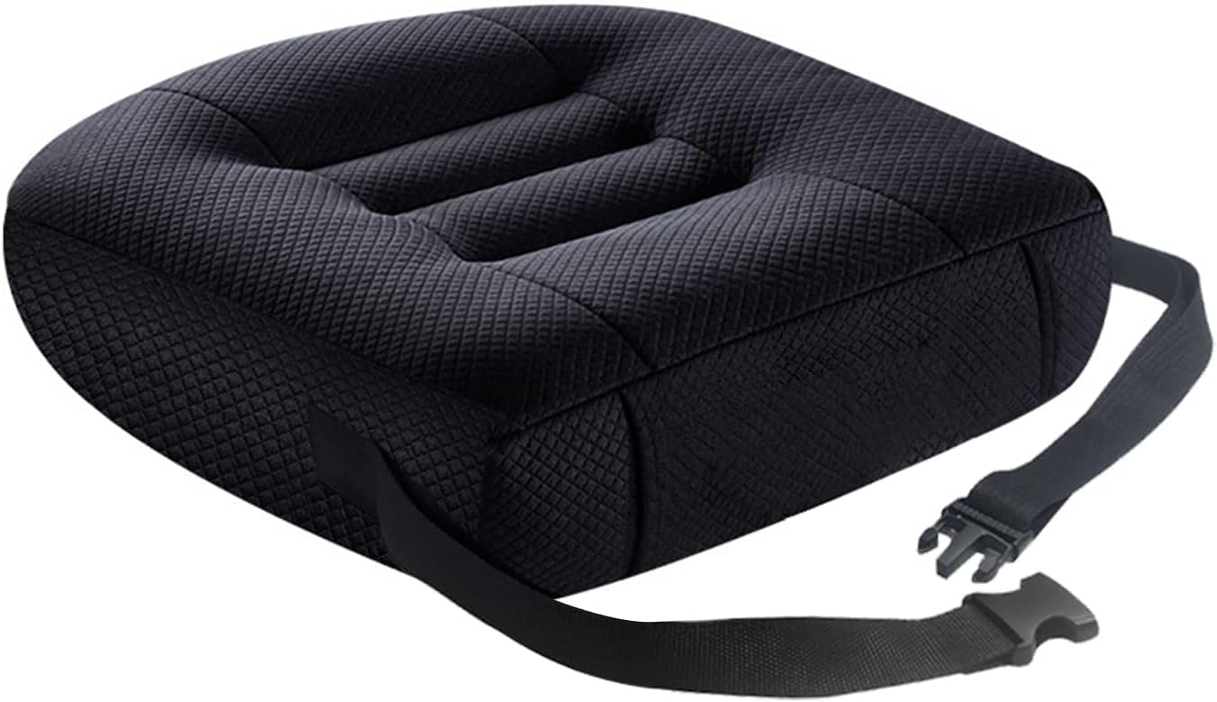 ZAVM Adult Booster Seat for Car, 19"×18", 3" Thick Car Booster Seat for Short Drivers, Pillows for Driving, Driver Seat Cushion, Car Seat Cushions for Driving