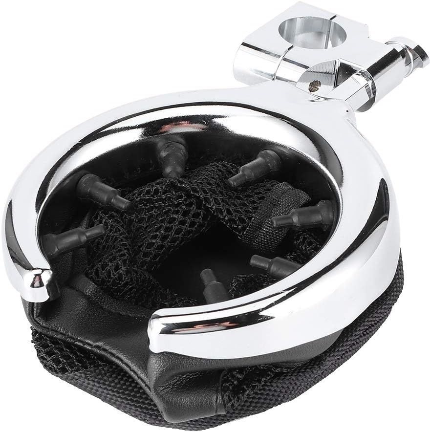 Akozon Motorcycle Cup Holder Brake Grill Drinks Basket for GoldWing GL1500 for Boulevard (1 Inch Silver)