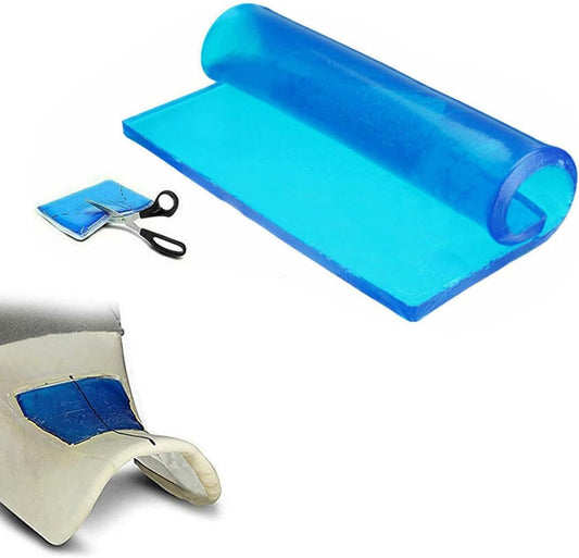 Lisyline Motorcycle Seat Gel Pad Car Driver/Passenger Seat Cushion Shock Absorption Mats Reduce Fatigue Comfort Soft Cooling Seat Pad Motorcycle Seat Foam Car Office Chair Seat Cushion(48 x 35 x 2cm)