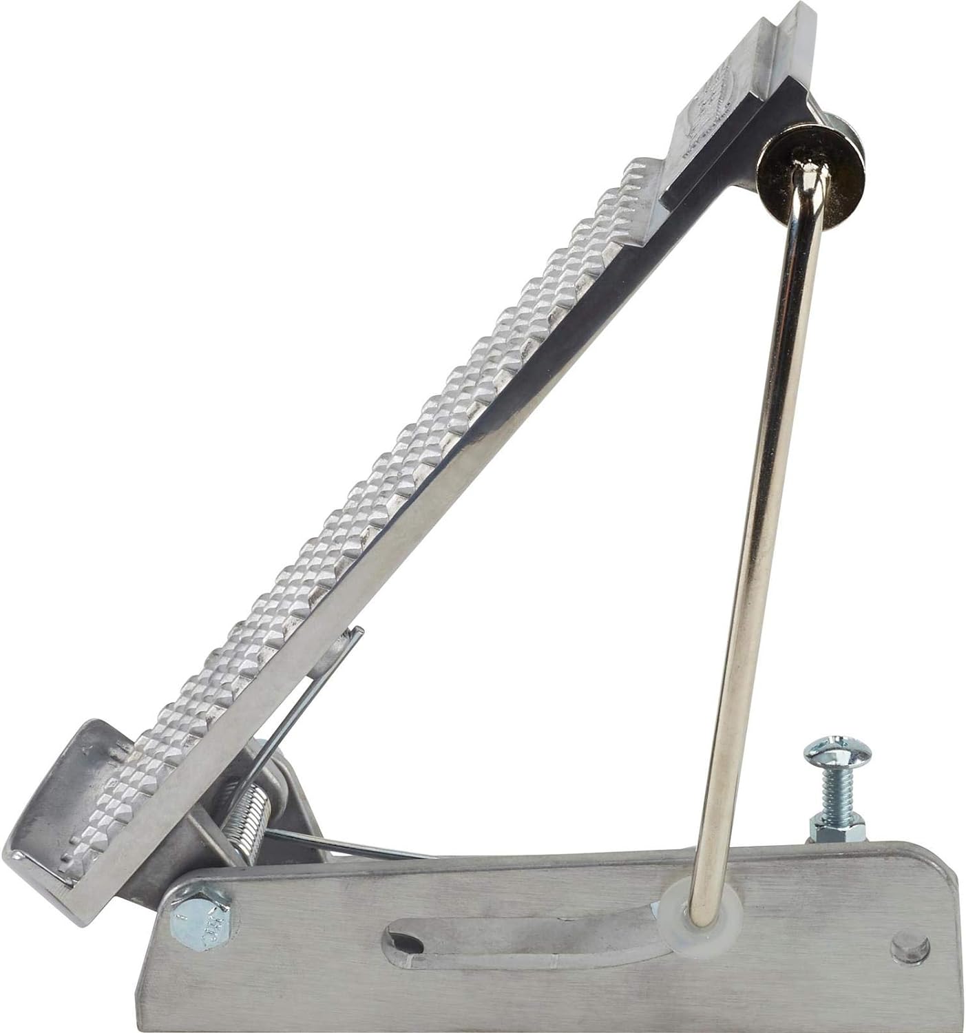 Speedway Motors Cast Aluminum Accelerator Throttle Pedal Assembly Includes Heavy Duty Cable, Mounting Hardware and Textured Pedal, 2.5 x 6 x .25 Inches