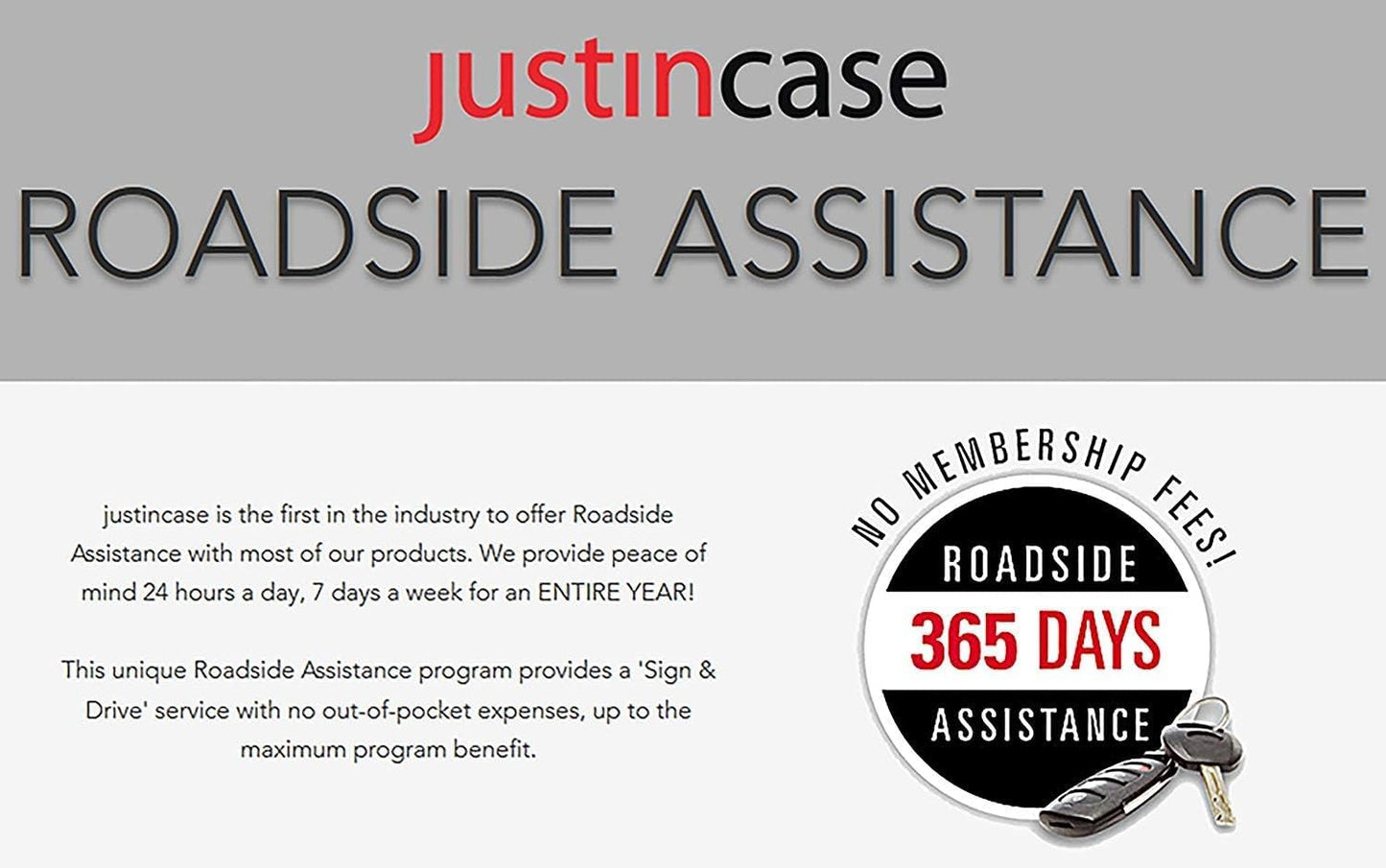 Justin Case Commuter Safety Kit with 365-day Roadside Assistance