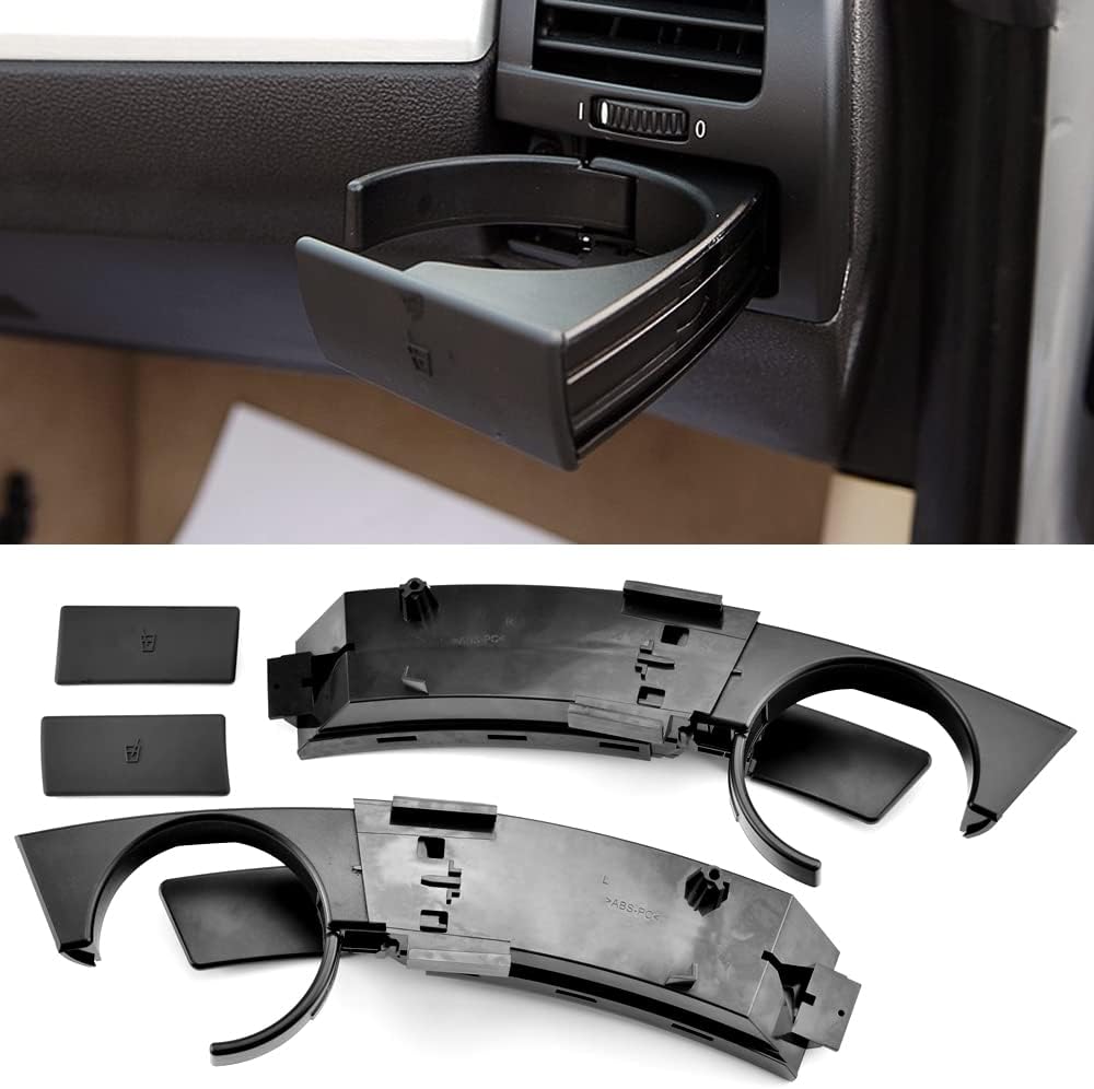 DIBON AUTO Left Right Side Dashboard Cup Holder Compatible for BMW Z4 E85 E86 2003 2004 2005 2006 2007 2008