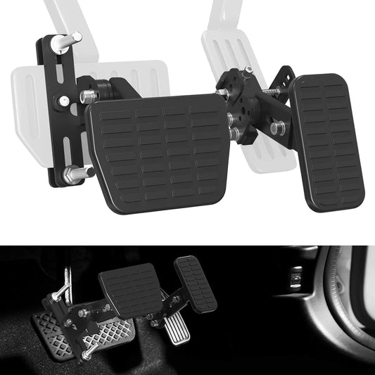 OKSTENCK Gas and Brake Pedal Extensions with Adjustable Length and Angle for Shorter Drivers in Cars, Go-Karts, Ride-on Toys, etc.