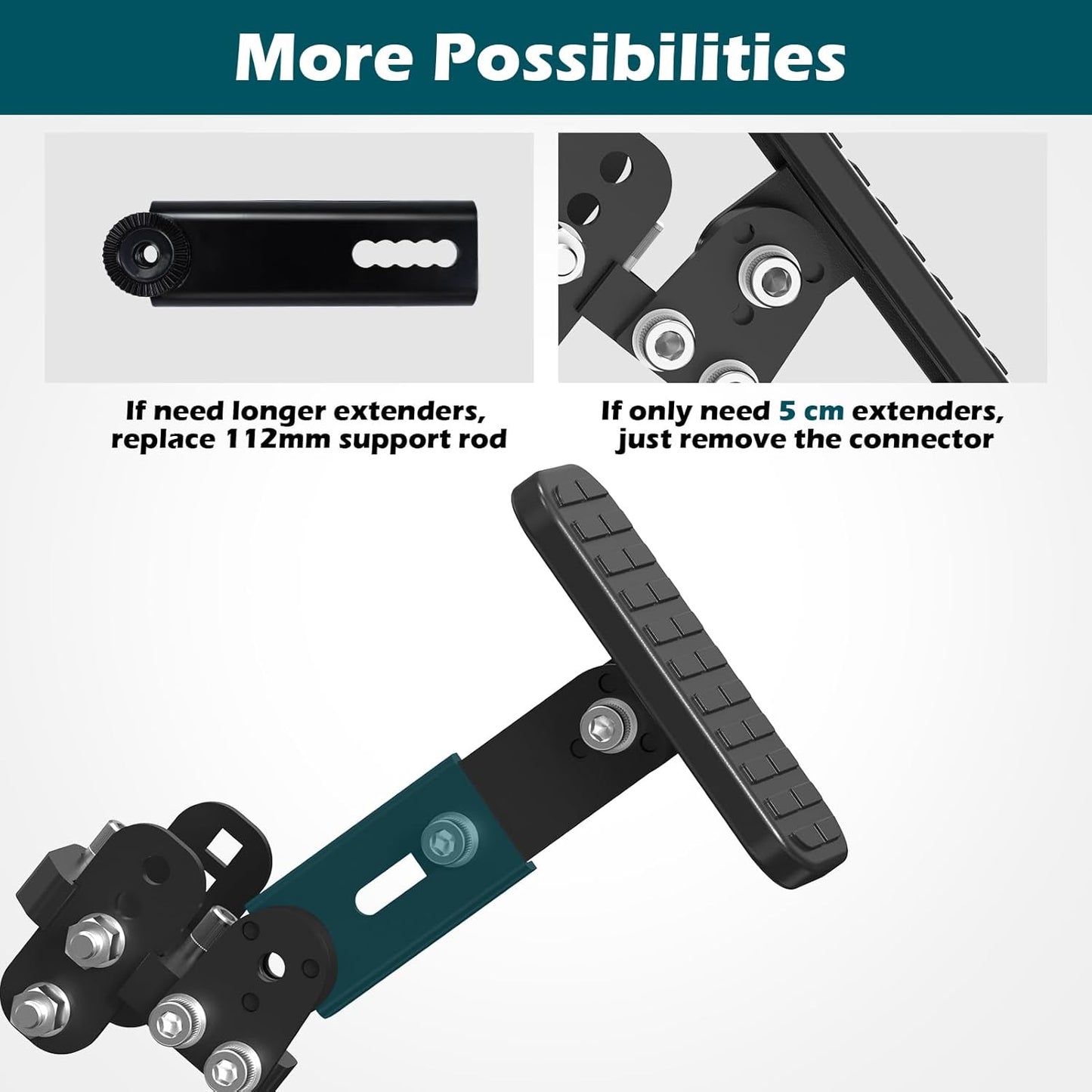 OceanicEcho [Updated] Gas and Brake Pedal Extenders for Short Drivers People Driving Cars, Go Kart, Ride on Toys, Accelerator Pedals and Adjustable Length and Angle Auto Vehicles Brake