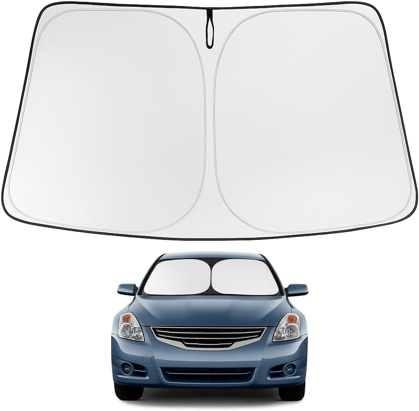 Proadsy Front Windshield and Side Windows Custom Fit 2018-2025 Freightliner Cascadia, Semi-Truck Semi, Commercial & Big Rig Truck Sun Shade Foldable Sun Protector Privacy Cover 2025 Upgrade