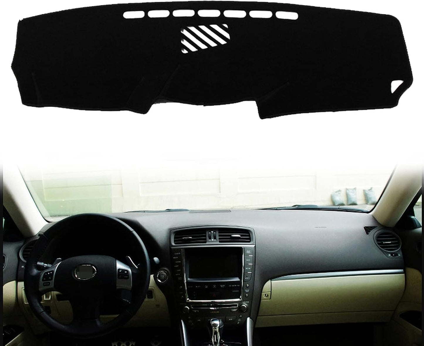 Fit For Lexus IS 250 350 2006-2013 Interior Dash Covers UV protection Non-slip Dashboard Cover